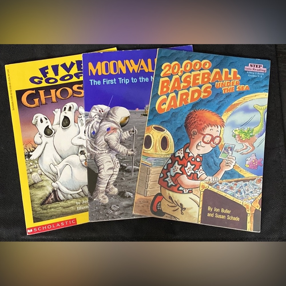 Set of 3 Step books for boys grades  2-4 new condition